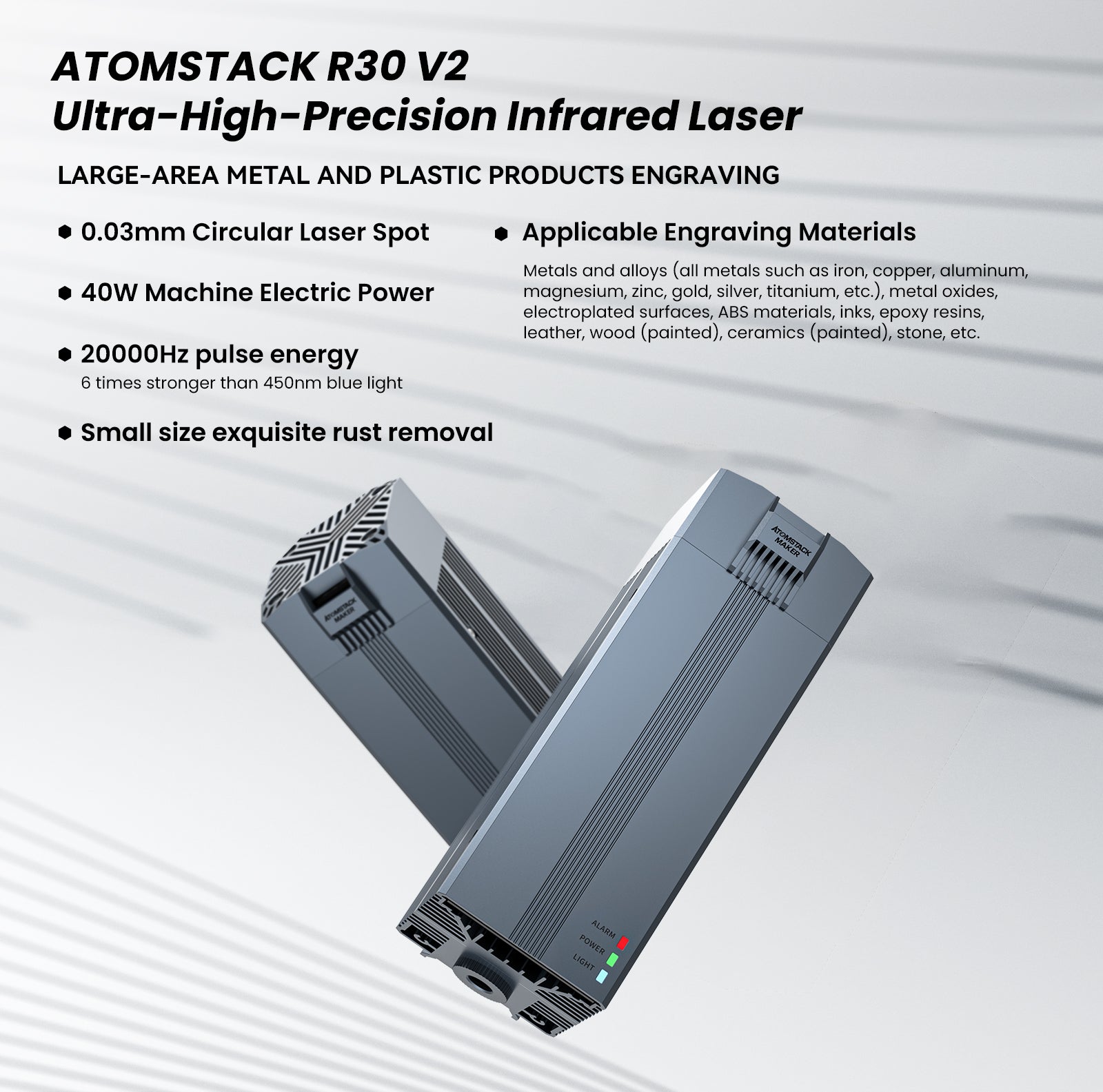 A Look at the New Atomstack R30 V2 Infrared Laser Module