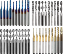 40 PCS End Mills CNC Router Bits