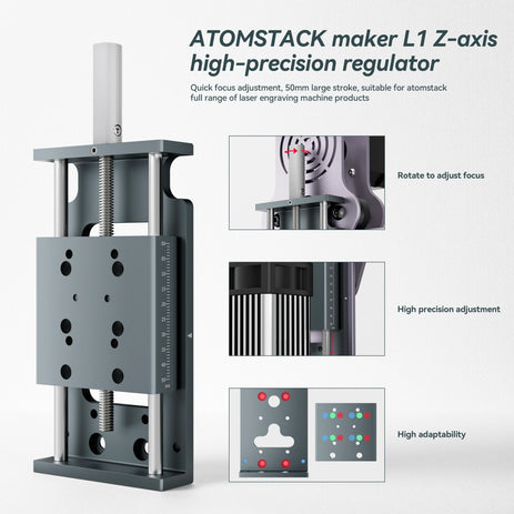 Atomstack Maker L1 Z-axis Height Adjuster for Lifting Laser Module