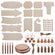 190pcs LaserPecker 2 Wooden Materials DIY Kit 