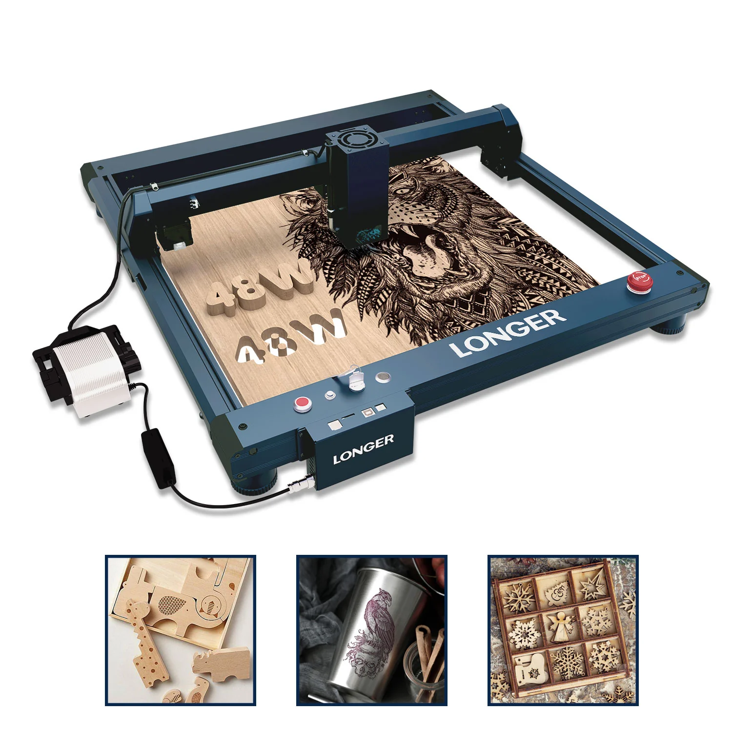 ATOMSTACK A10 Pro Laser Engraver and Cutter,10W Output Power Laser  Engraving and Cutting Machine for Wood and Metal, Acrylic, Glass,Leather