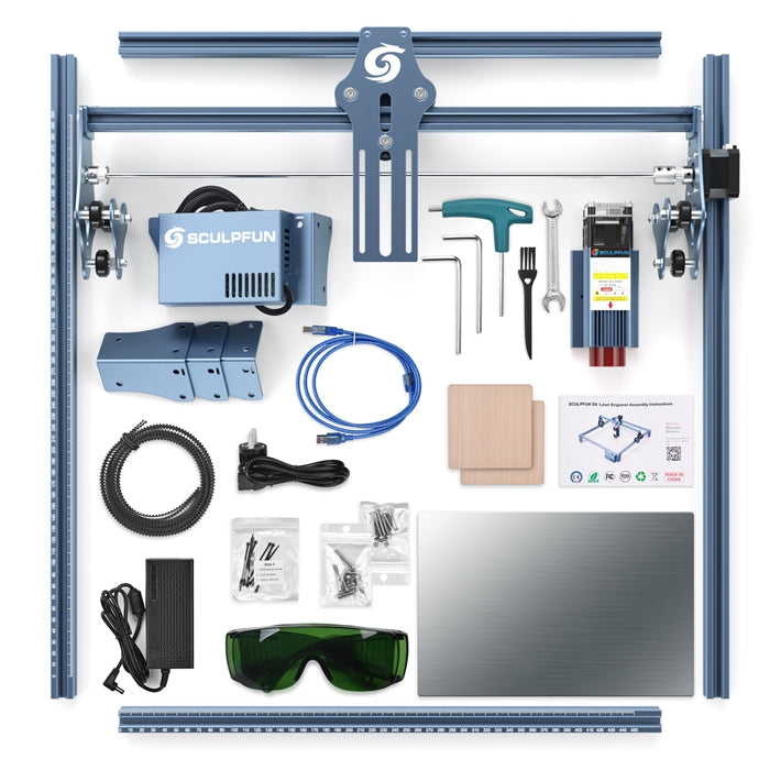 90W Laser Cutting Machine For Wood Engraver Metal Laser Engraving