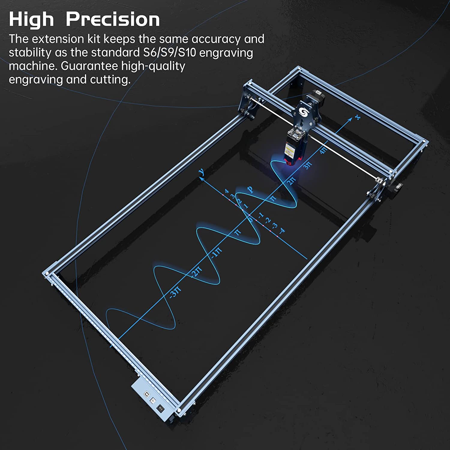 Longer Ray5 Laser Engraver Y-Axis Extension Kit 