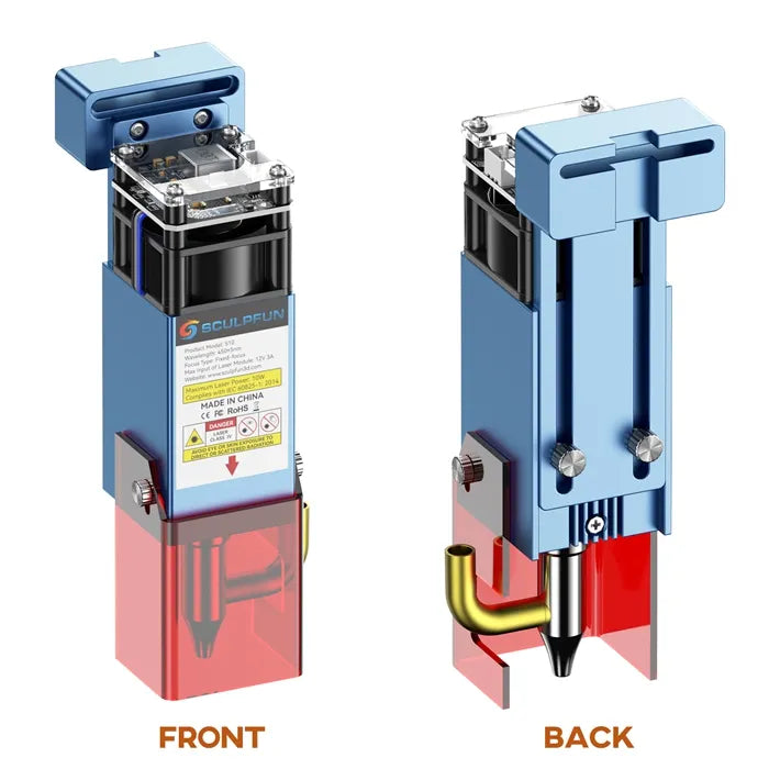 SCULPFUN S30 Pro Laser Module With Powerful High-Speed Air Assist