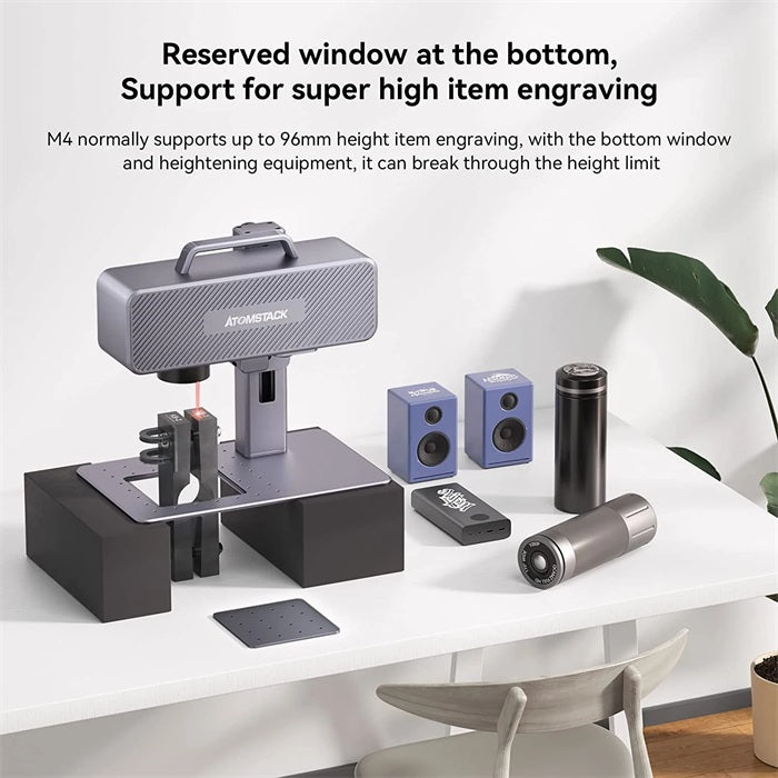 Atomstack M4 Fiber Laser Marking Machine Portable Engraver