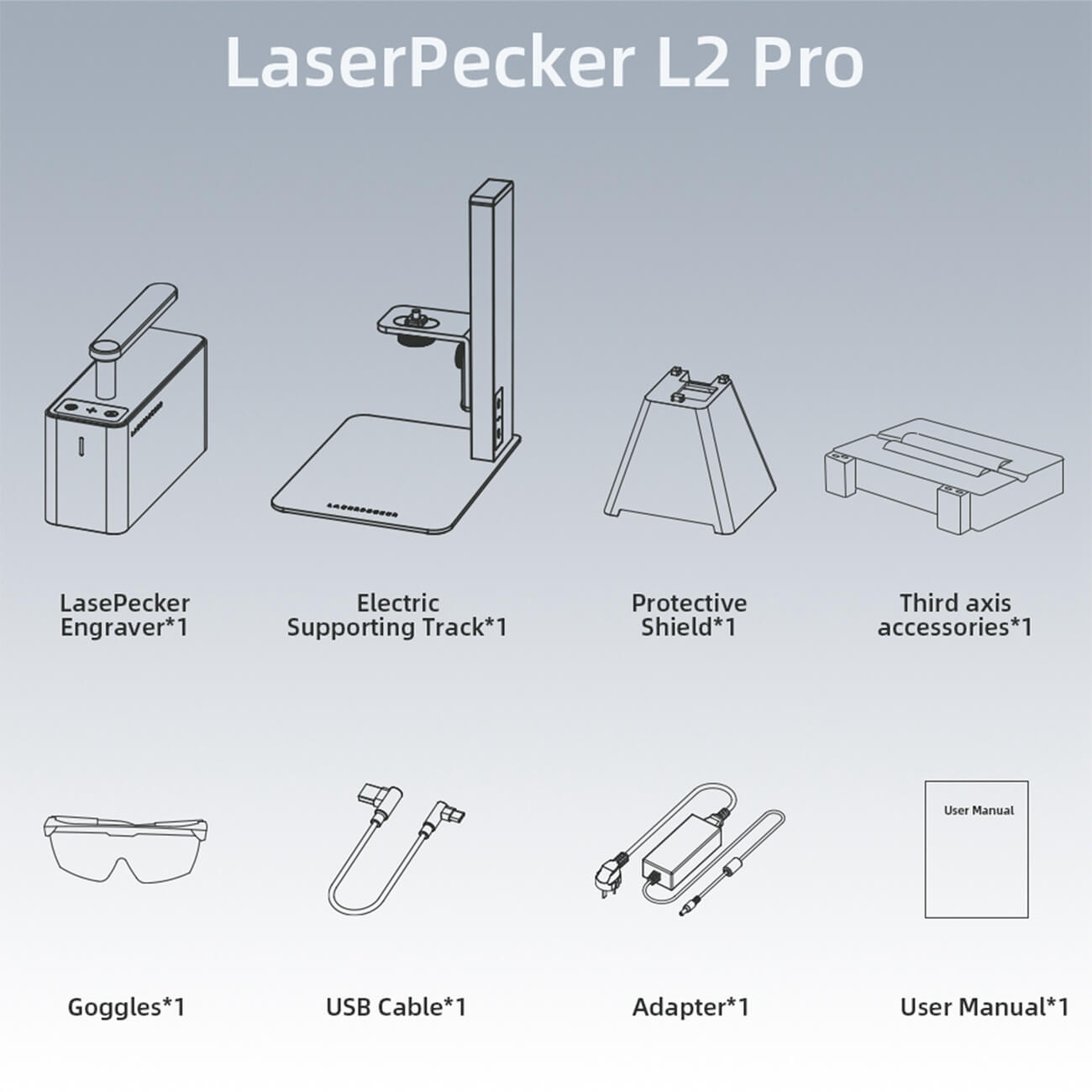LaserPecker 2 Pro 5W Laser Engraver & Cutter with Electric Roller