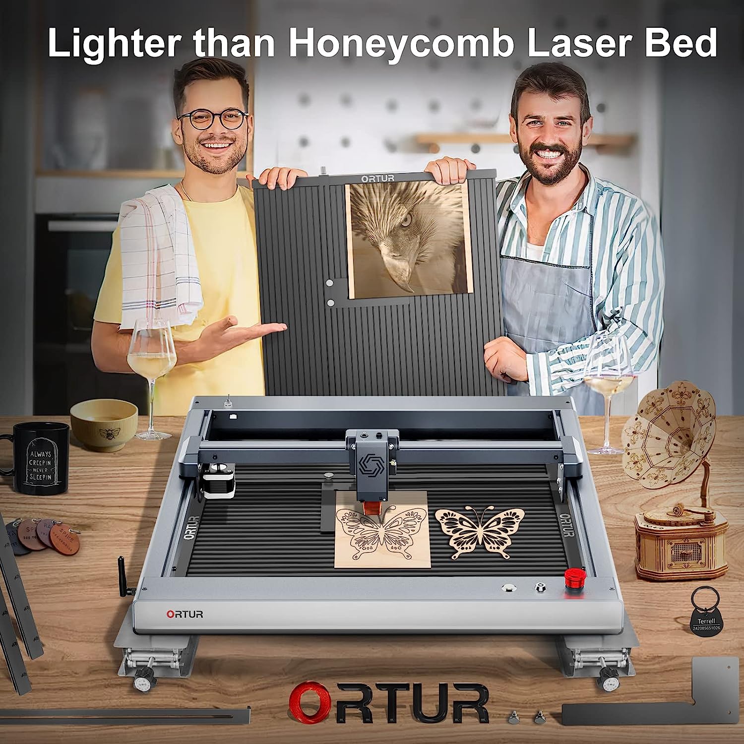 Laser Engraving Cutting Machine For Wood Engraver And Cutter