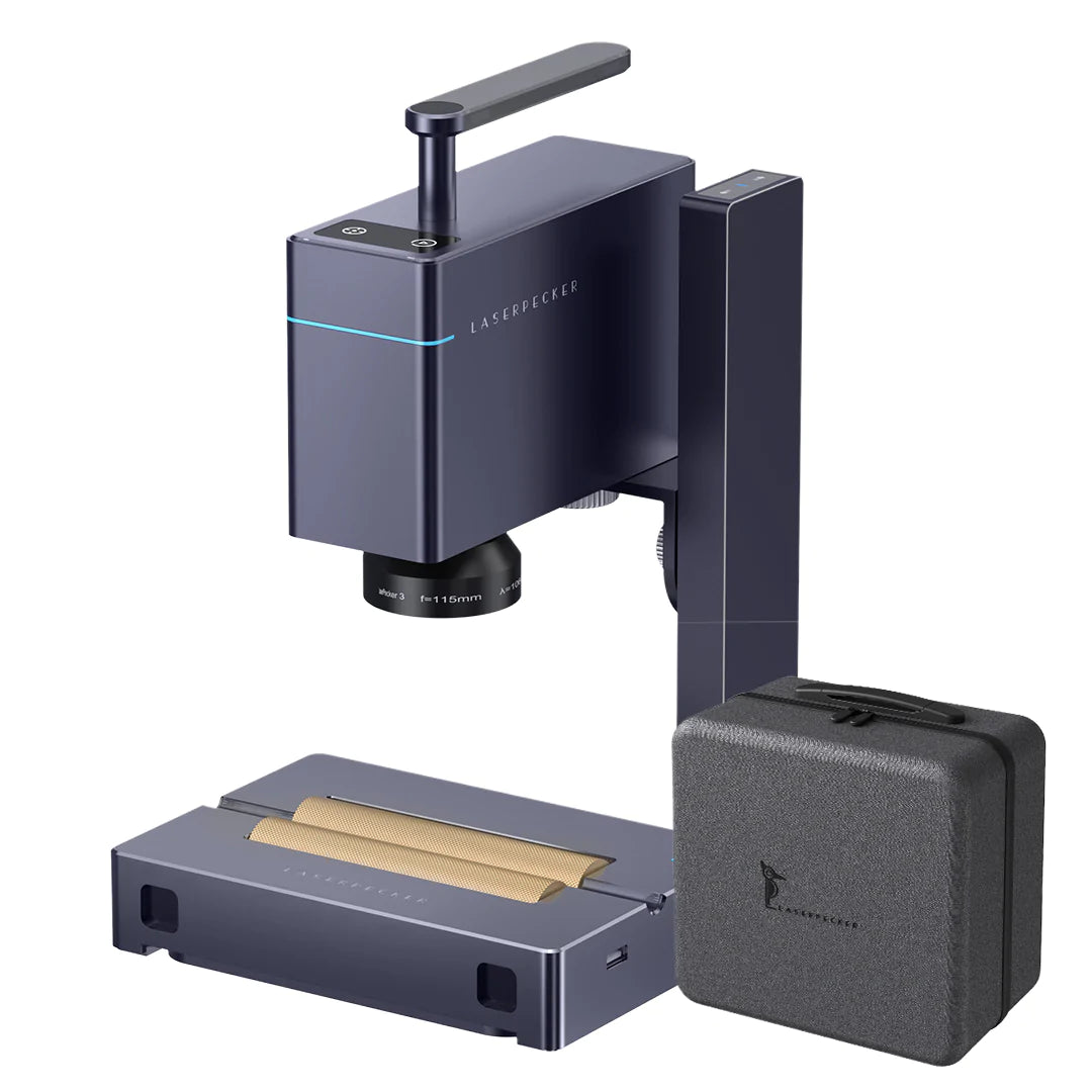 LaserPecker 1 Laser Etcher, Mini Portable Laser Engraver for DIY Support 4  Engraving Modes