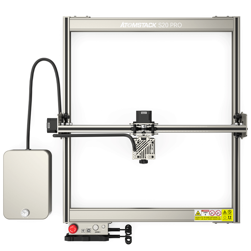 Mgraver Atomstack S20 Pro 20W Wood Laser Cutter 130W Quad Laser Engraver